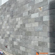 Đá ốp tường ong xám 15×30