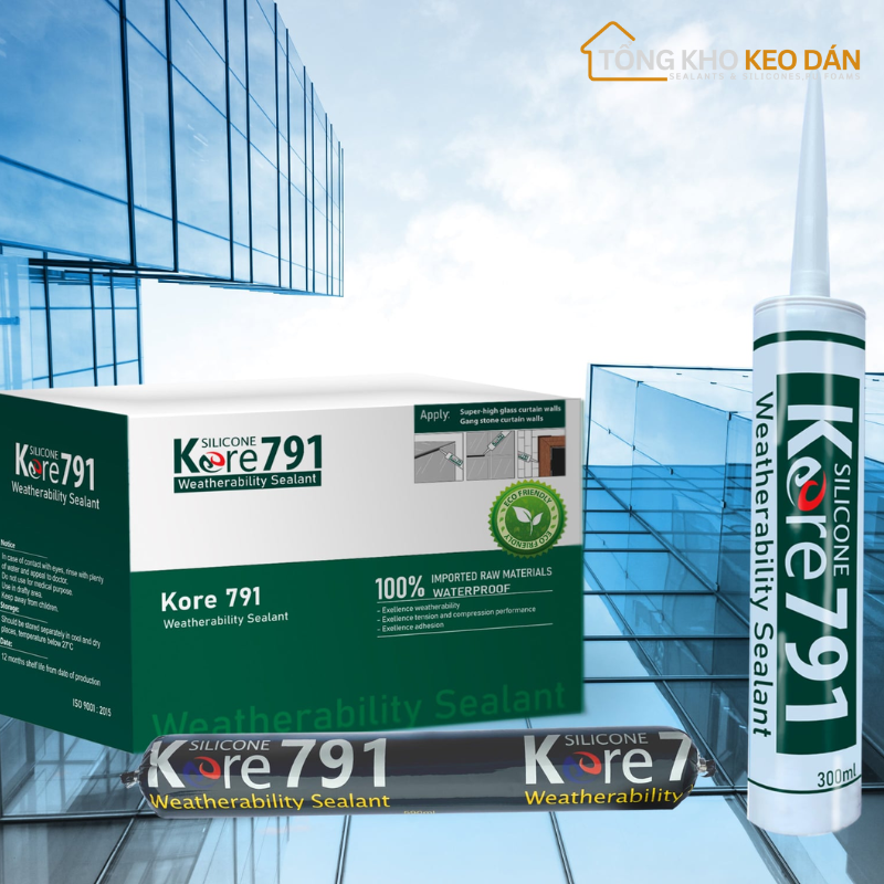 Keo silicone thời tiết Kore 791