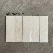 Gạch thẻ be men mờ KT 75x230mm (1h/0.97m/56v/17.5kg) mã LAN752301M