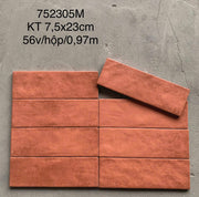 Gạch Thẻ Cao Cấp Lượn Mặt Men Matt Mã LAN752305M