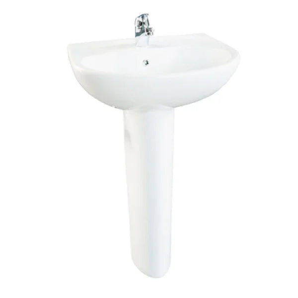 Chậu lavabo LPT236CS treo tường chân dài LPT236CSW