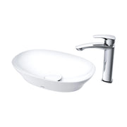Chậu đặt bàn vành mỏng Linear Ceram LT4724MTCMW