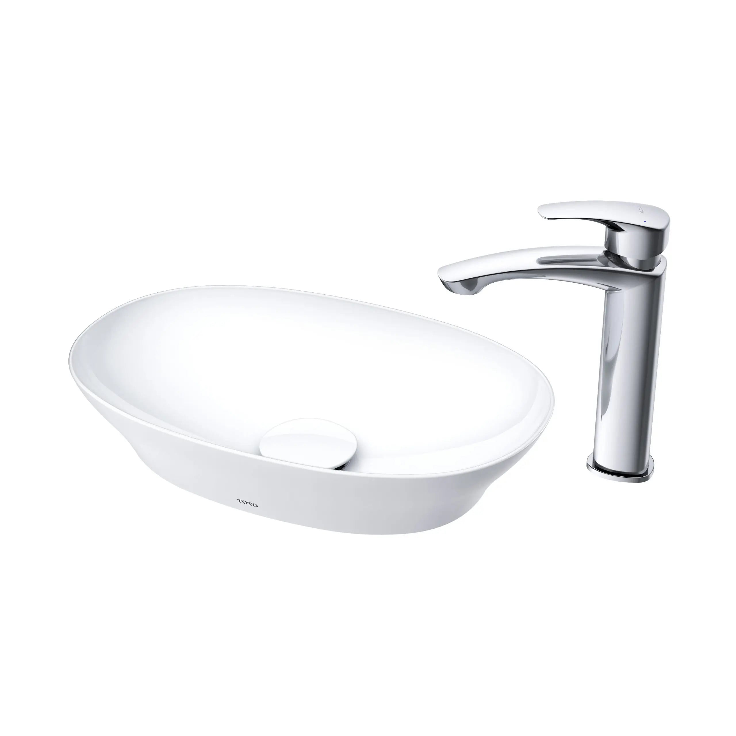 Chậu đặt bàn vành mỏng Linear Ceram LT4724MTCMW