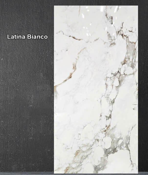 Gạch Ấn Độ Kt 600x1200mm mã Latina Bianco
