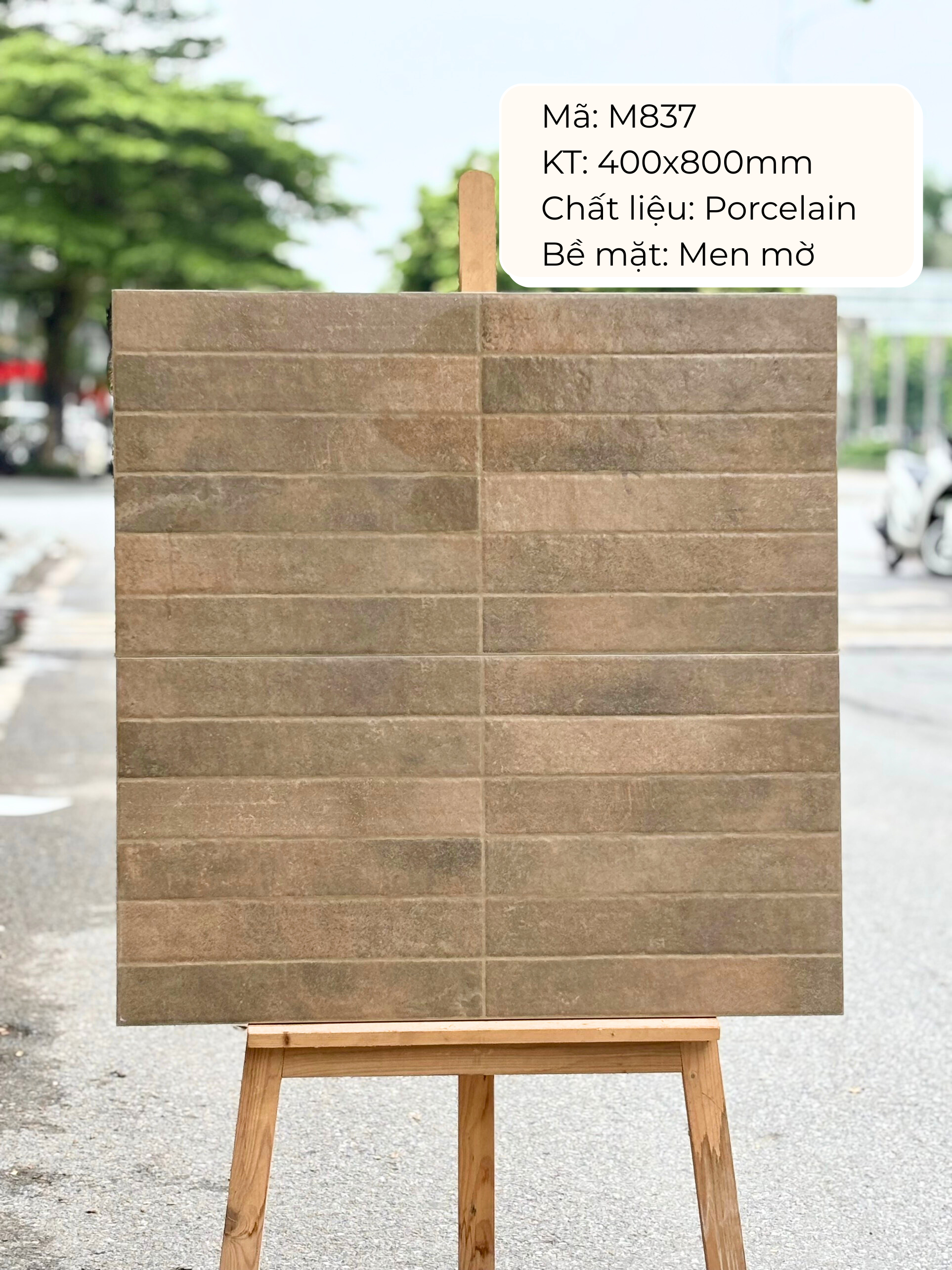 Gạch ốp lát 400x800 mã M837 (1thùng/ 1.92m2/ 6v/ 36,5kg)