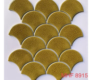 Gạch Mosaic Vảy Cá Rạn 2 lớp  MHF 8915