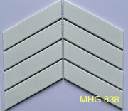 Gạch Mosaic Xương Cá Màu Trắng