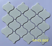 Gạch Mosaic Lồng Đèn Màu Trắng
