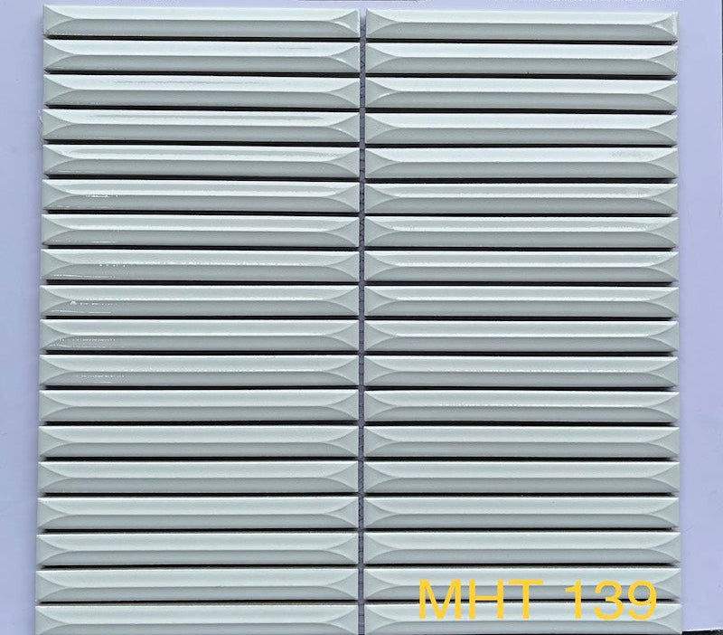 Gạch Mosaic Que Đũa MHT 139 Màu Trắng