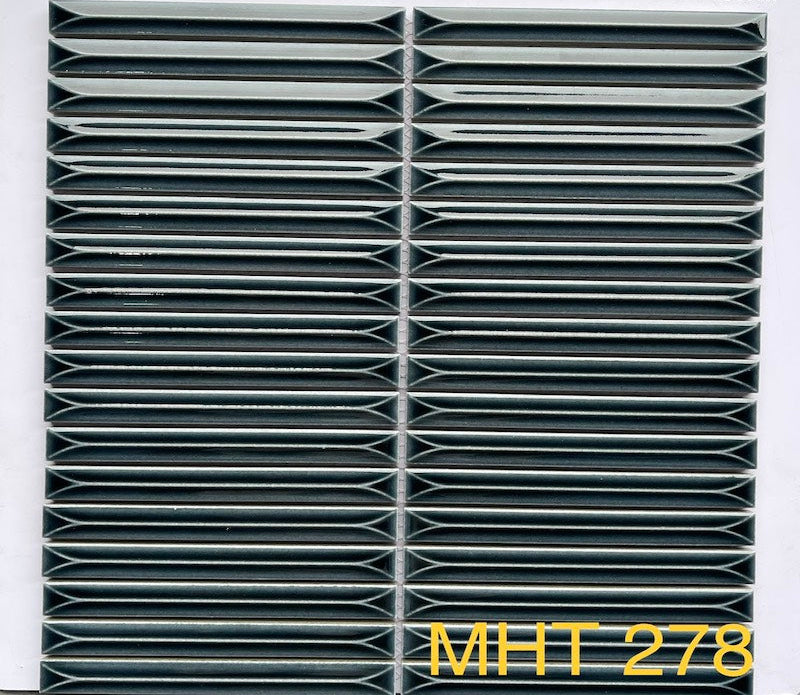 Gạch Mosaic Que Đũa MHT 278 Màu Đen