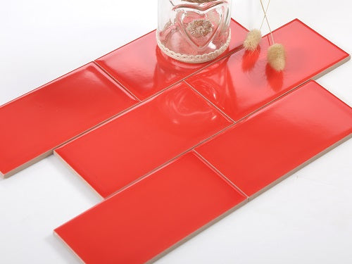 Gạch thẻ đỏ bóng phẳng KT 75x150mm NGT_M751510 – Daisan Store