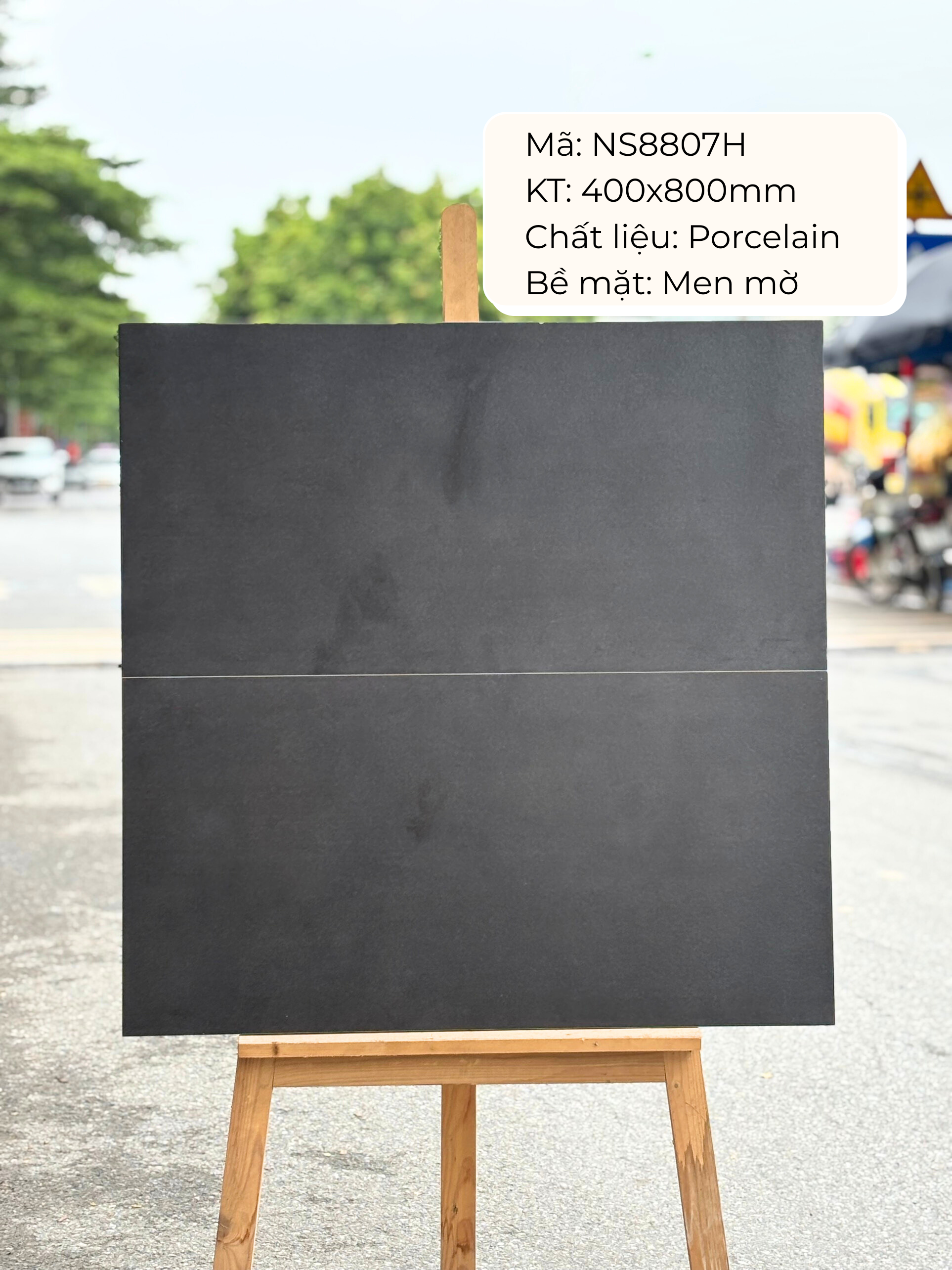 Gạch ốp lát 400x800 mã NS8807 (1thùng/ 1.92m2/ 6v/ 36,5kg)