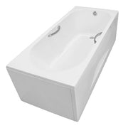 Bồn tắm nhựa có tay vịn. có yếm PAY1715HVCW_TVBF411