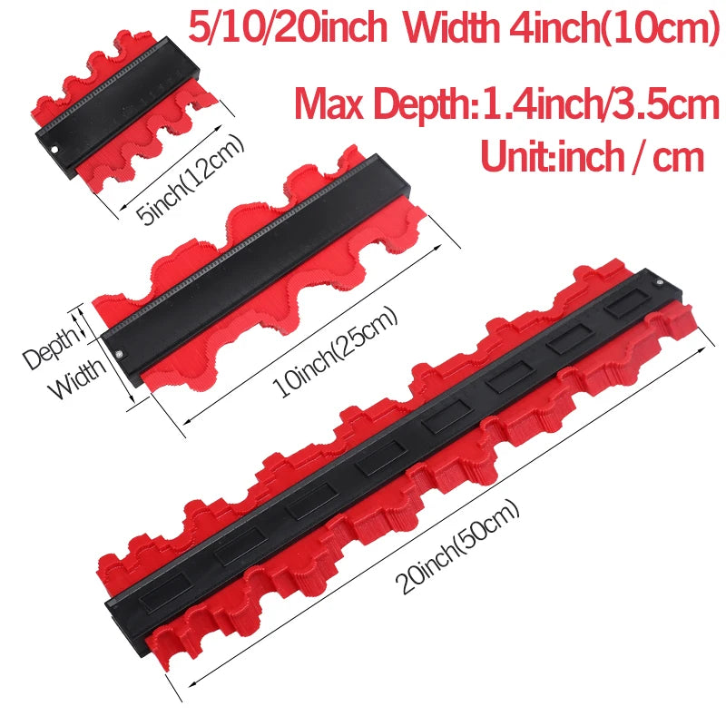 Dung Cu Do Dang Contour Gauge Duplicator 5 6 10 20 Inch