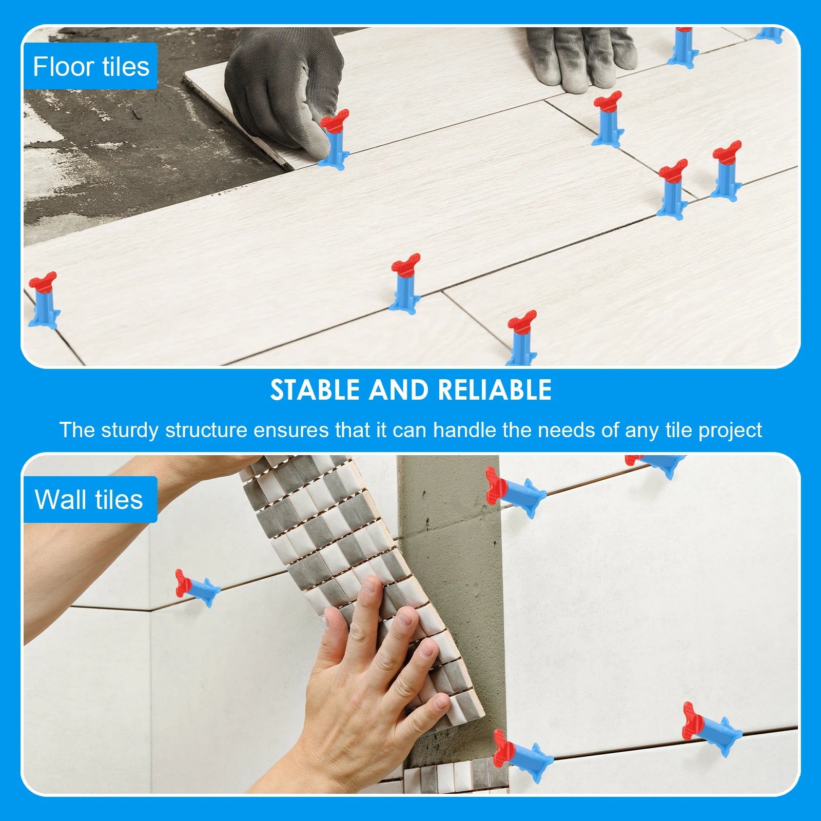 Hệ Thống Căn Mực Gạch Lát Tường Wedges Và Spacer Tiện Lợi