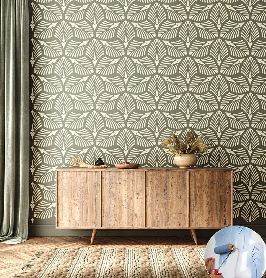 1Pcs 30*30cm Geometric Mandala DIY Layering Stencils Wall Painting Scrapbook Coloring Embossing Album Decorative Template