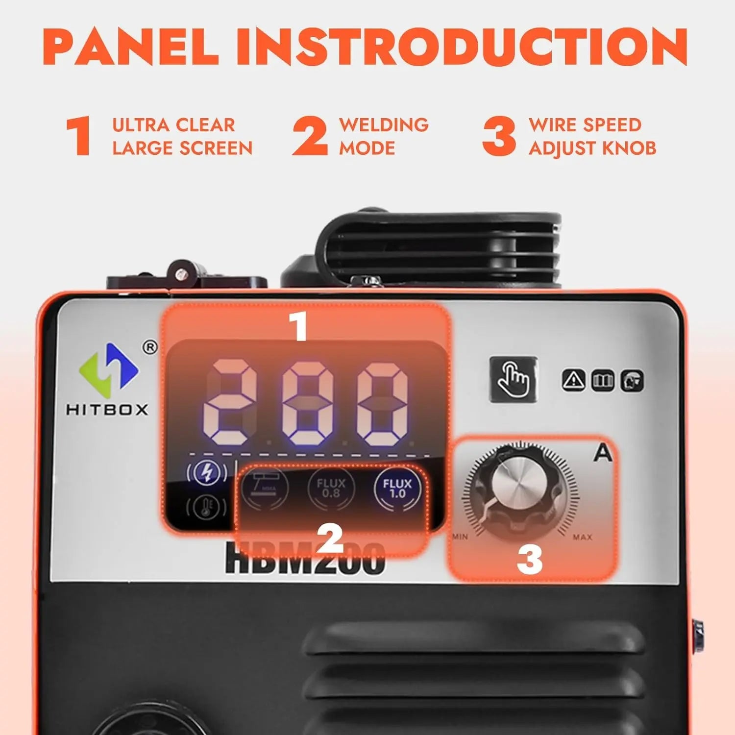 Máy Hàn HITBOX HBM200 3 Trong 1 MIG MMA TIG 110V 220V