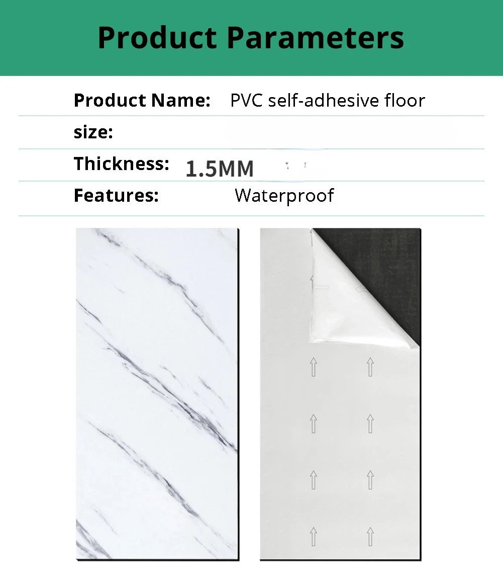 30X30cm Vinyl Self-adhesive Tile Wall Sticker for Bathroom Livingroom Decor for Wall Wallpaper Kitchen Waterproof Foor Sticker