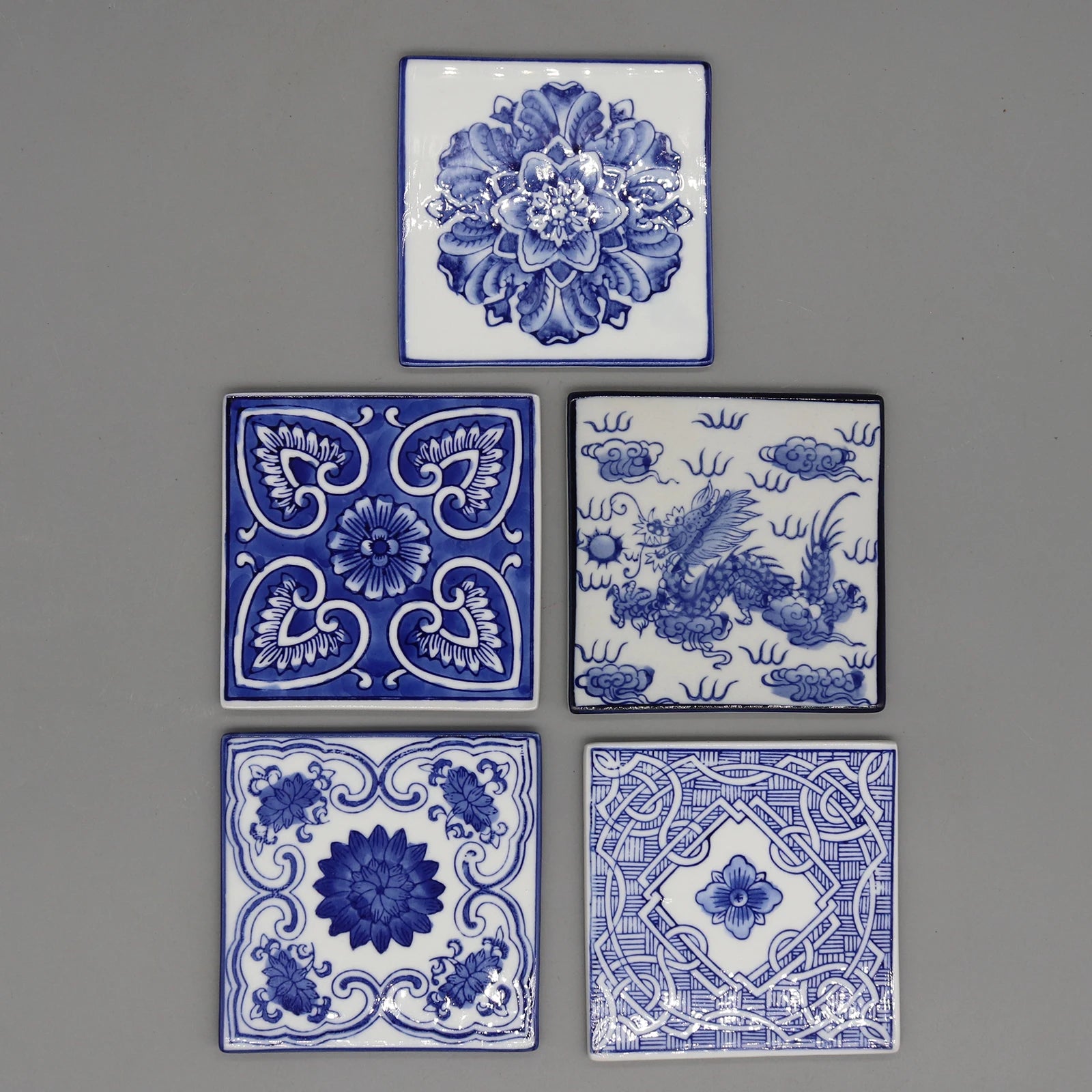 Gạch Men Trang Trí Xanh Trắng - Sắc Màu Ngôi Nhà