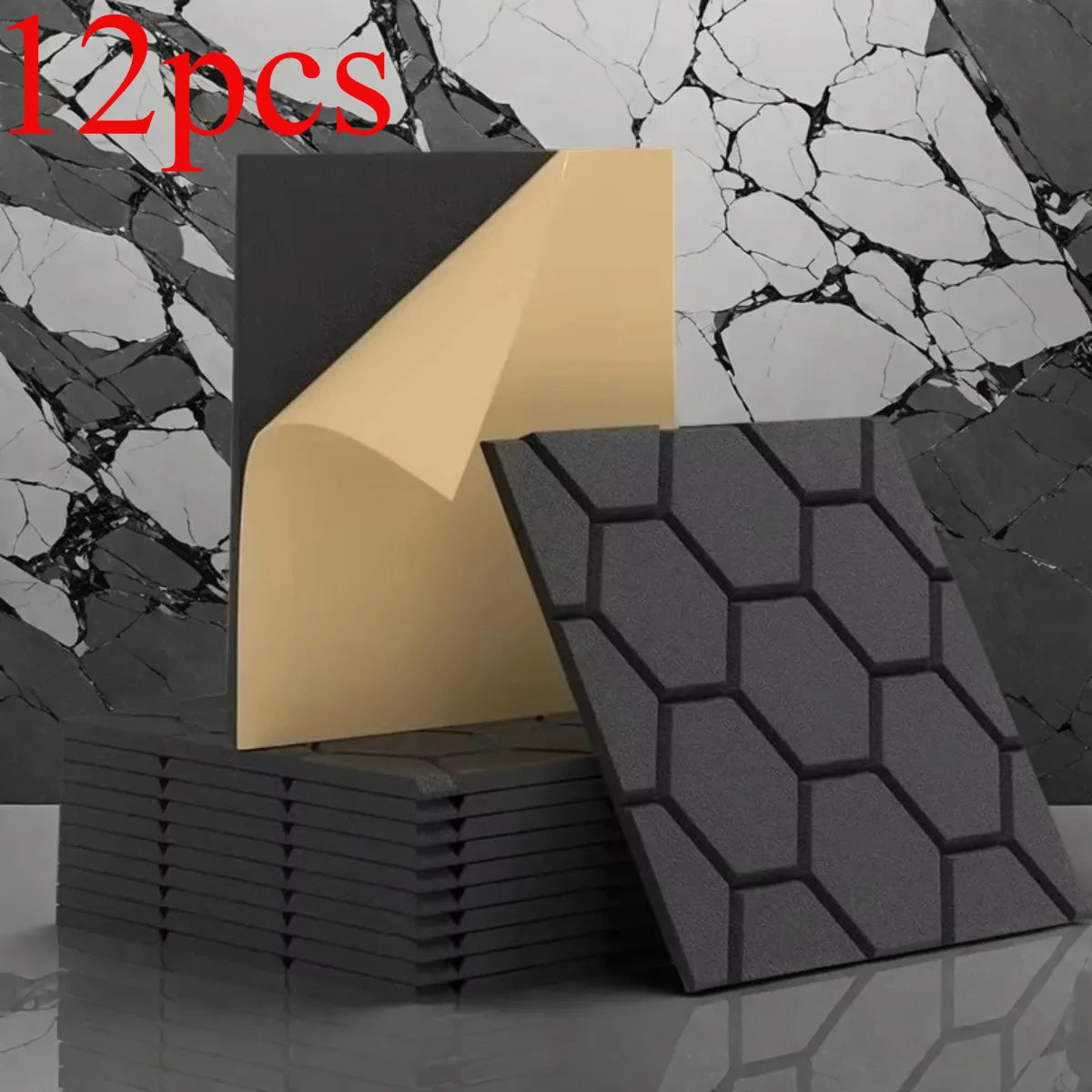 Panel Tường Honeycomb Felt Cách Âm Dính Sẵn Cho Phòng Trẻ