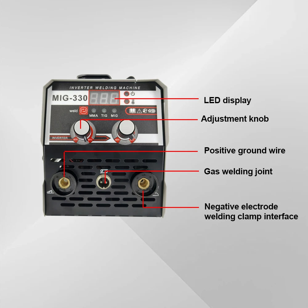 Máy RDDSPON 3 Trong 1 MIG TIG MMA Inverter 330A Không Gas