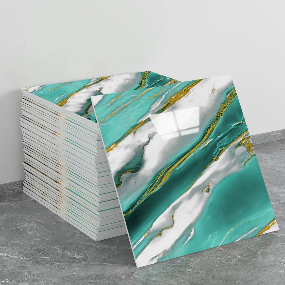 Giay Dan Tuong Marble Bot Foam Dinh Cho Bep Va Phong Tam