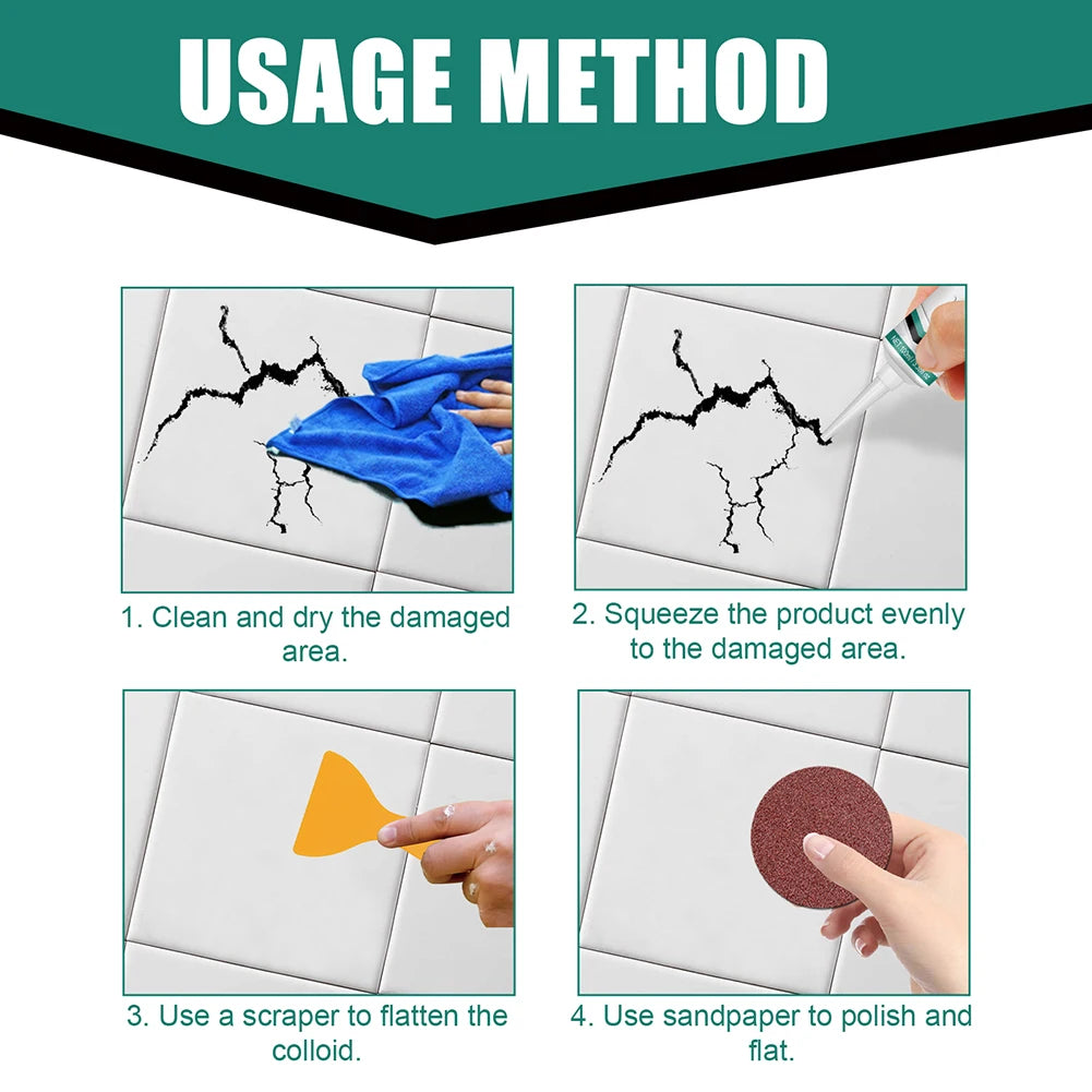 Kem Sửa Chữa Gạch Đa Năng Chống Nước, Nhanh Khô