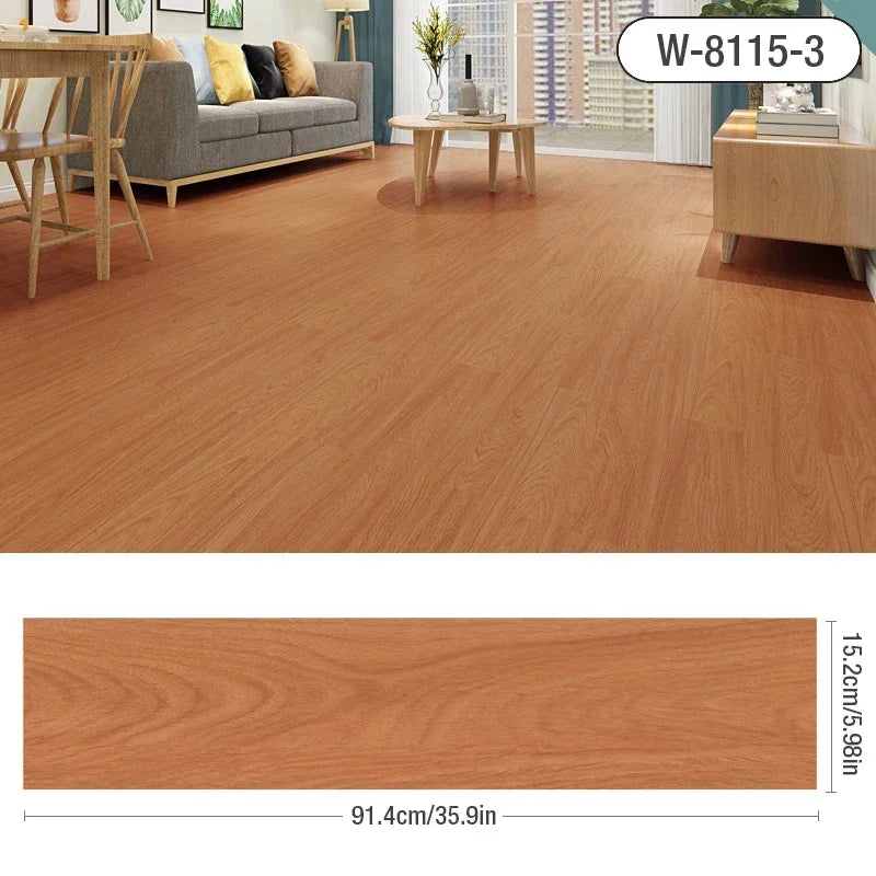 Miếng Dán Sàn Gỗ PVC Hiện Đại Chống Thấm Trong Nhà Dễ Dàng