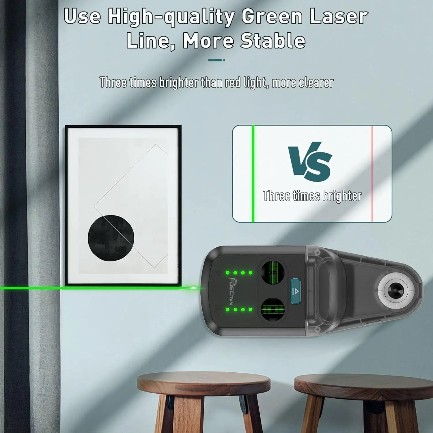 Decteam Hút Bụi Máy Laser Level Với Dọc Và Giá Treo Tường