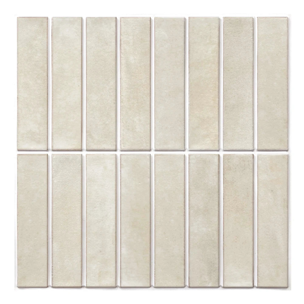 1/10pcs 3D Tile Sticker Self-adhesive Green Tile Backsplash Bathroom Wall Tile Sticker, Water and Mold Resistant, 30x30cm