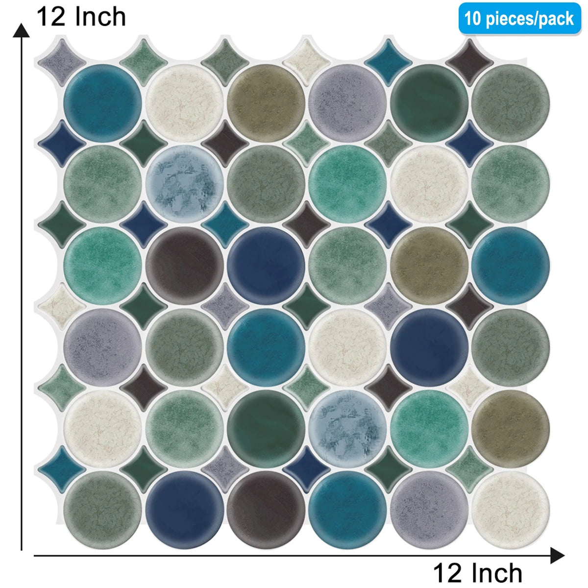 Dan Tuong 3D Chong Tham Bep 12x12 Inch Mieng Dan Dinh Manh