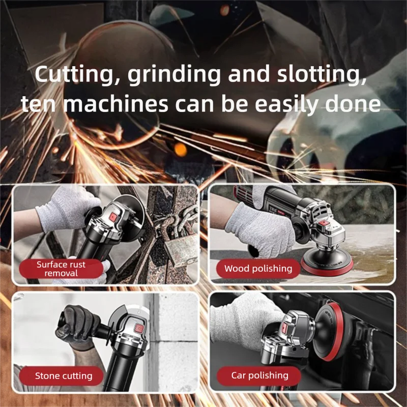 Máy Mài Góc Động Cơ Đồng Nguyên Đa Năng Cầm Tay Nhỏ Gọn