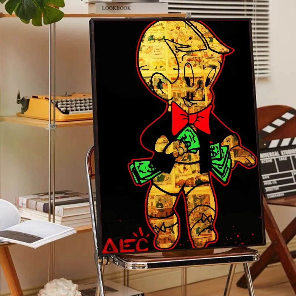 Poster Graffiti Alec Monopoly Money Waterproof Treo Tuong