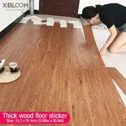 Dán Sàn Gỗ PVC Dính Có Keo Chống Thấm Dán Tường Hiện Đại