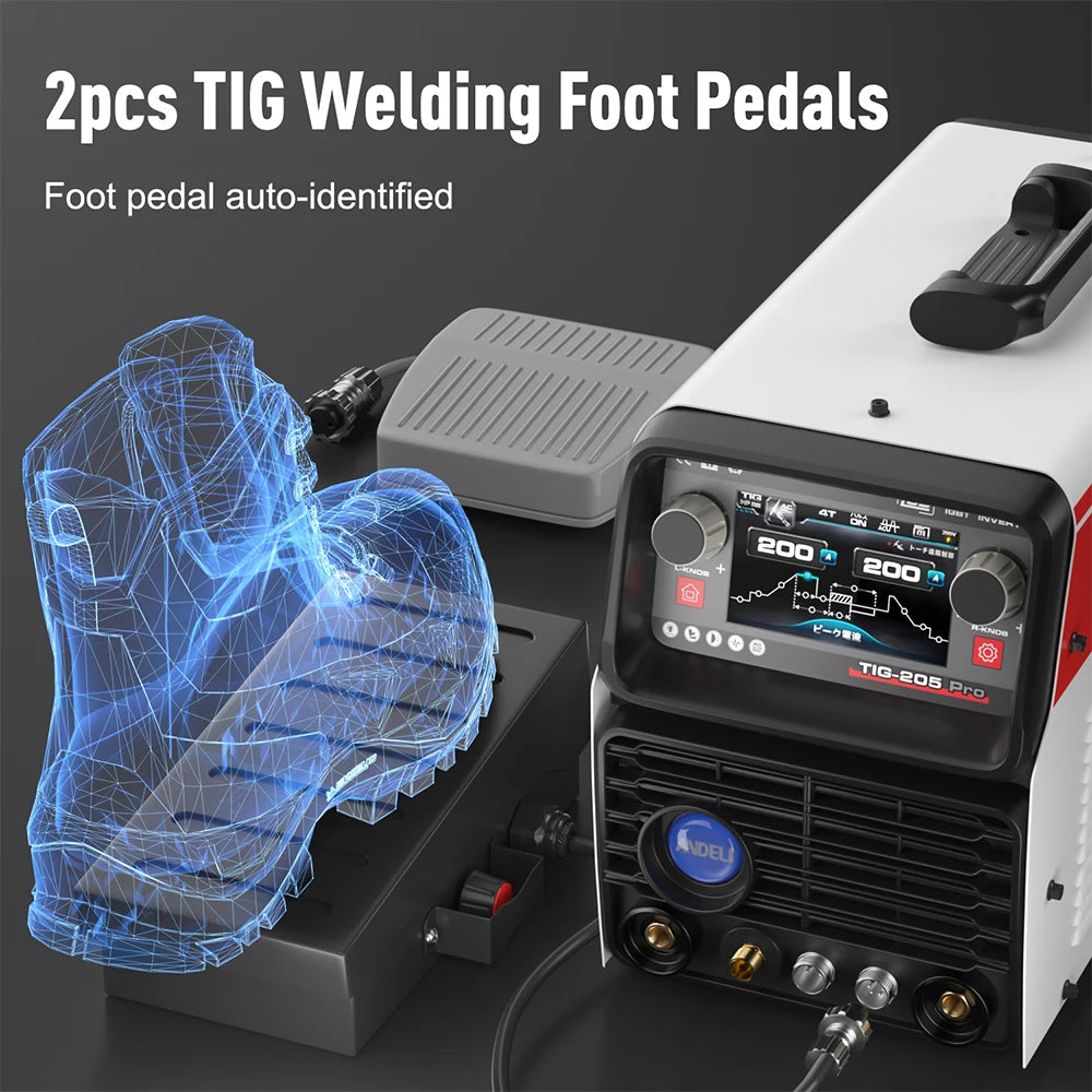 Máy Hàn TIG AC DC ANDELI Pro Đa Quy Trình Pulse Spot Nhôm
