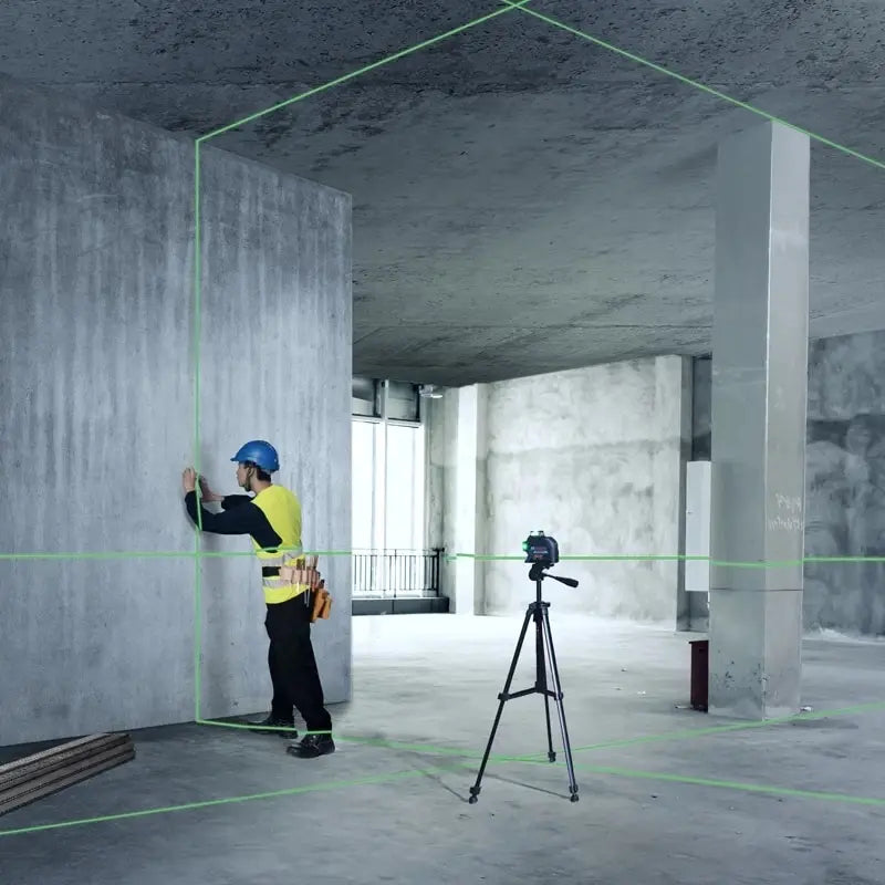 Bosch LR7 May Laser Do Xanh 3D 12 Duong Tia Can Do Chinh Xac