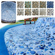 Gach Mosaic Ceramic 30x30cm Xanh Trang KhongTruot Phong Tam