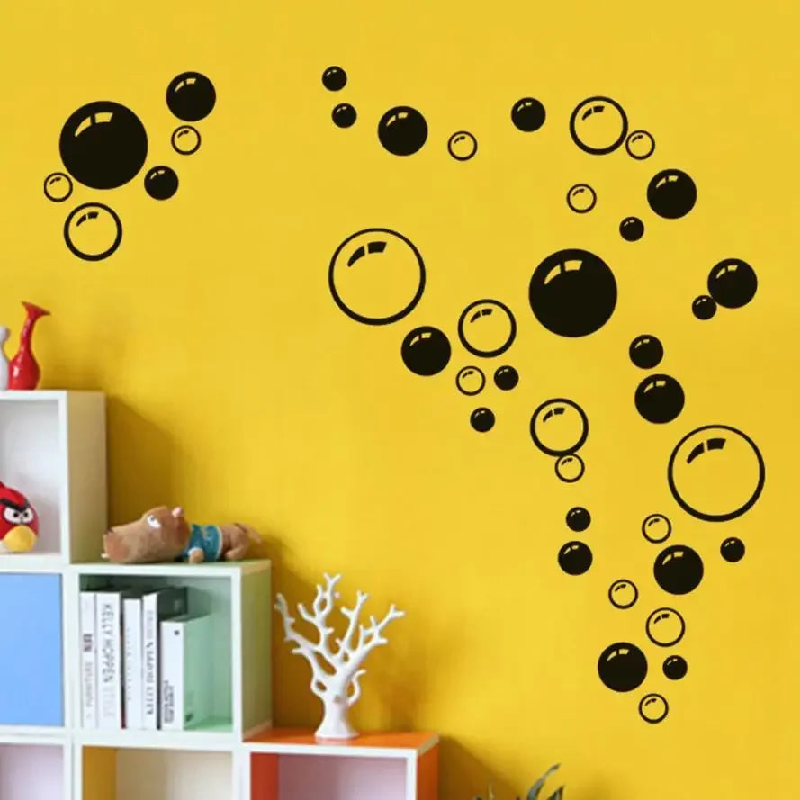 Dán Tường Bong Bóng Dễ Gỡ Cho Tắm Kính Cửa Sổ Trẻ Em