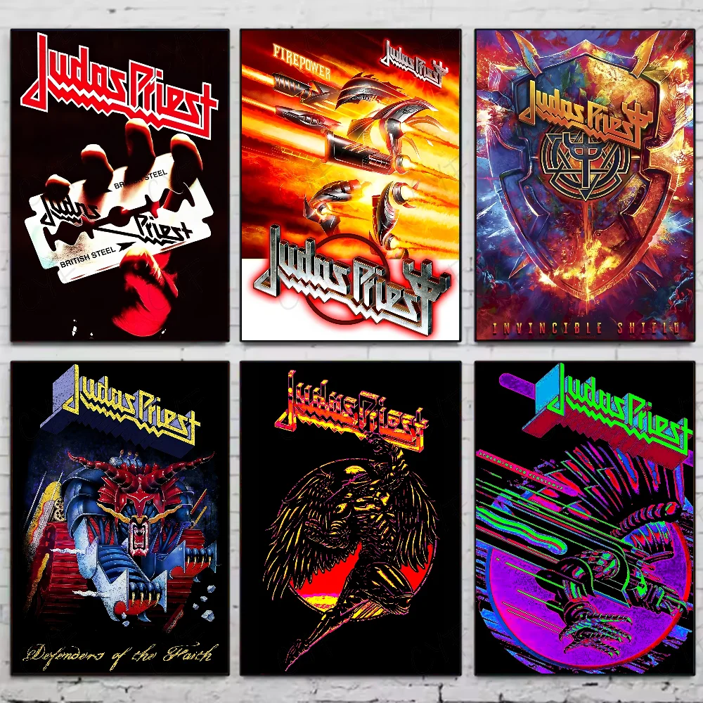 Poster Judas Priest Heavy Metal Treo Tuong Trang Tri