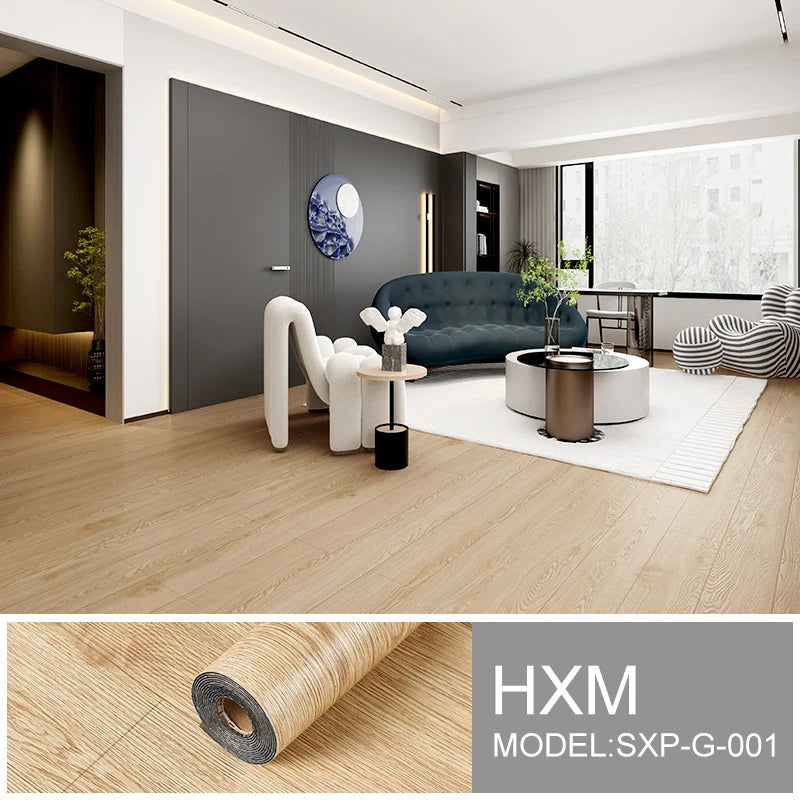 Dán Sàn Tự Dính Chống Nước Mẫu Gỗ Giả Dày Mờ Phòng Tắm