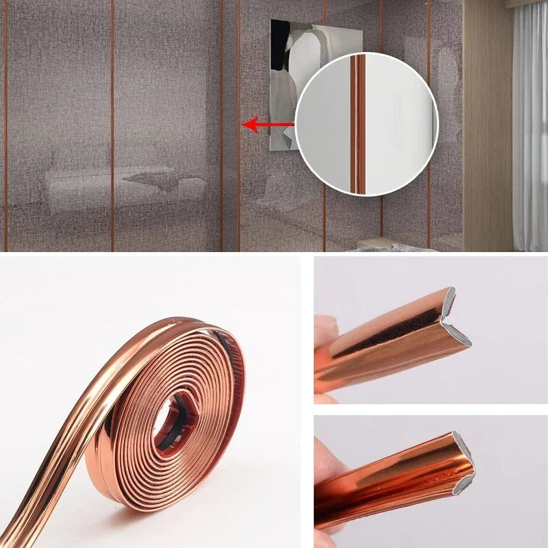 Nẹp Góc Tường Dán Keo 2m PVC Chống Va Đập Chống Thấm