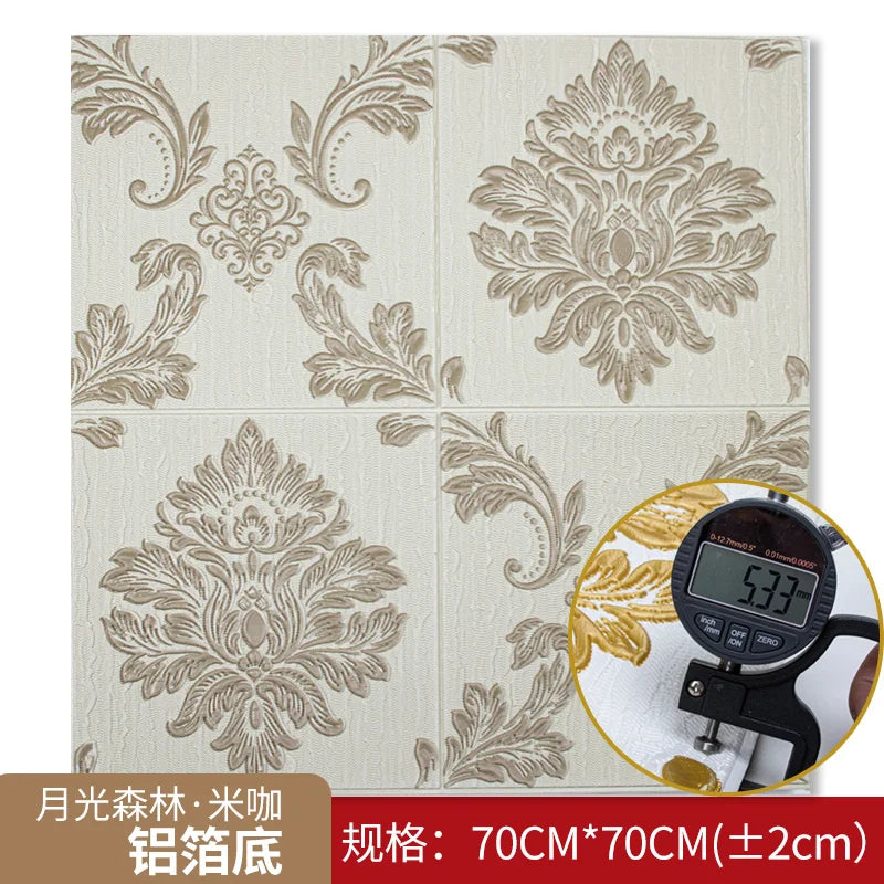 Dán Tường 3D Gạch Xốp Phòng Ngủ Có Keo Dính Chống Thấm