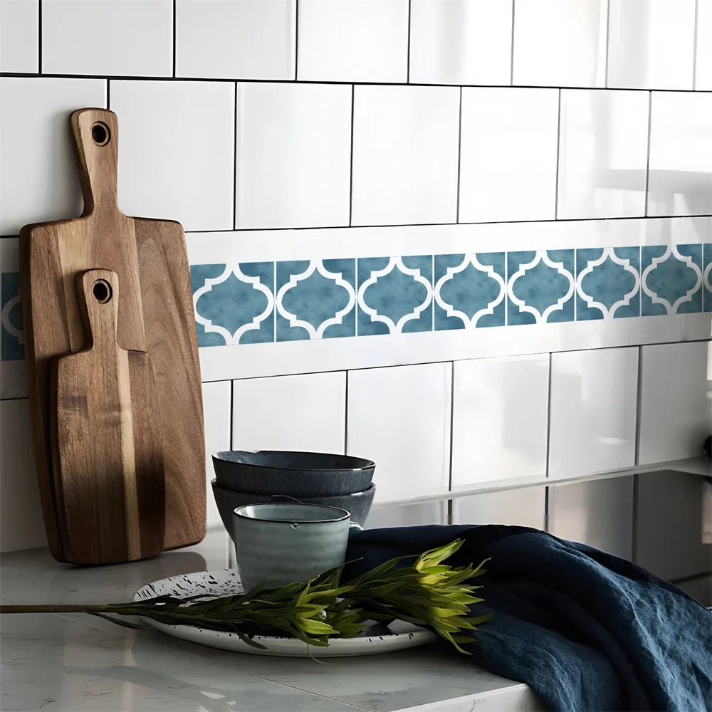 Waterproof Self-Adhesive Baseboard Wall Sticker Waistline Baseboard Wall Trim Corner Line Protector Decor Skirting Board Decal