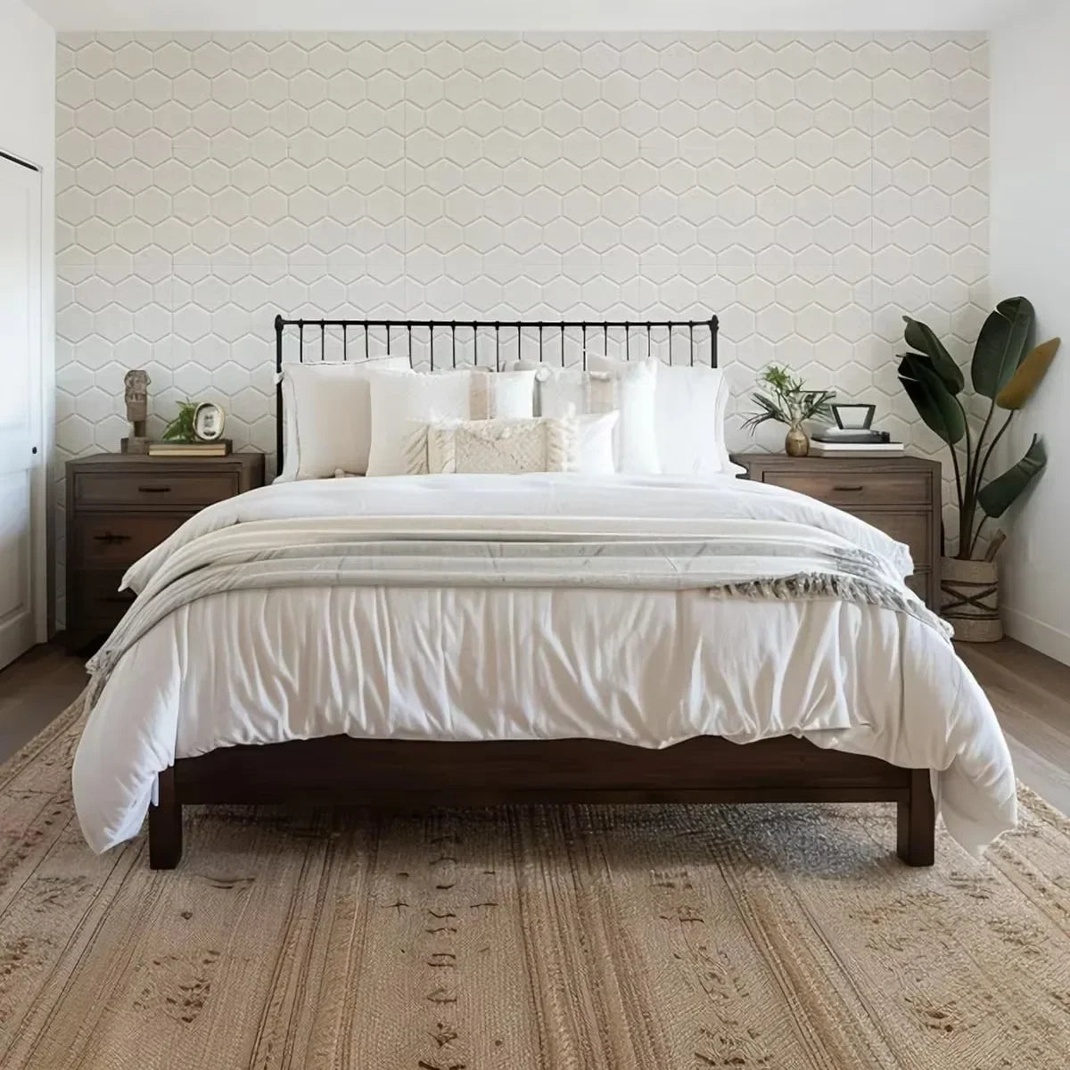 Panel Tường Honeycomb Felt Cách Âm Dính Sẵn Cho Phòng Trẻ