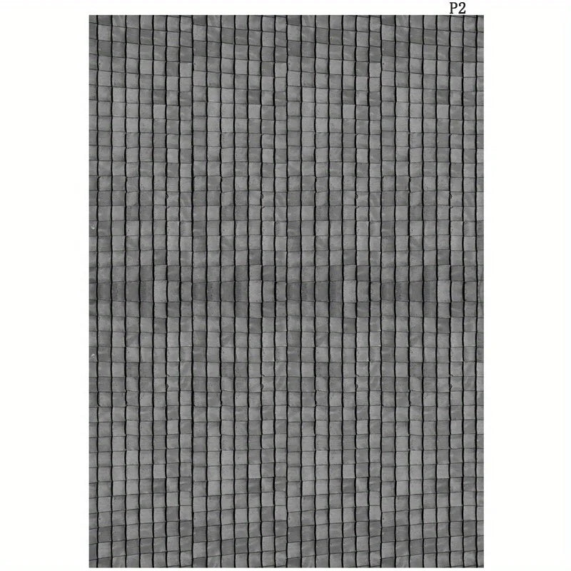 1sheet Self-Adhesive Decorative Film Roof Tiles for Model, 1:12 Miniature Roof Tiles Paper, Film Roof Tiles for Model Making
