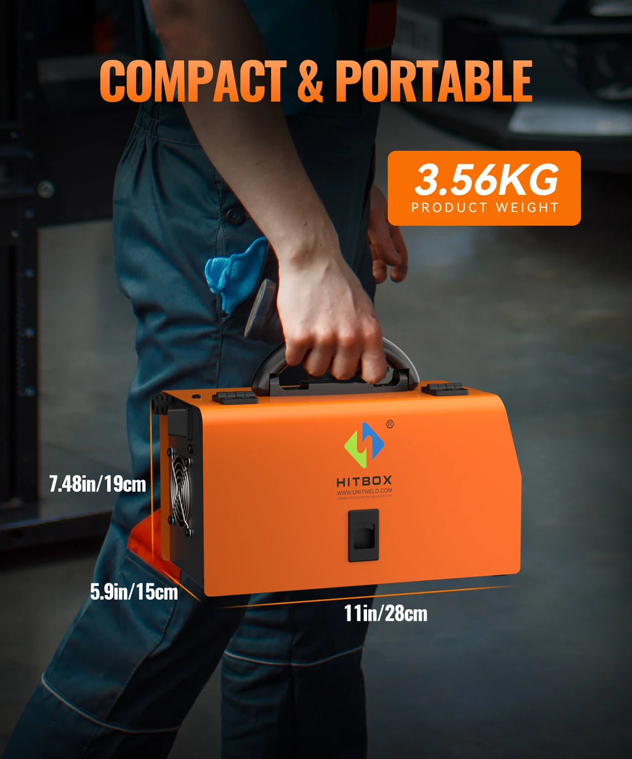 Máy Hàn HITBOX HBM200 3 Trong 1 MIG MMA TIG 110V 220V