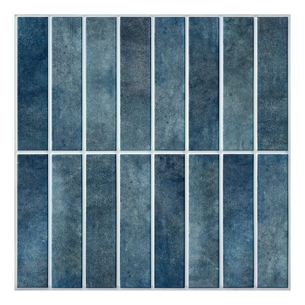 1/10pcs 3D Tile Sticker Self-adhesive Green Tile Backsplash Bathroom Wall Tile Sticker, Water and Mold Resistant, 30x30cm