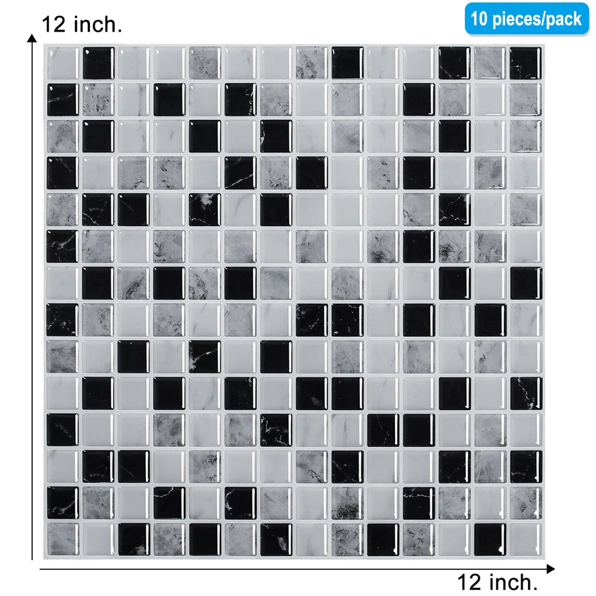 Dan Tuong 3D Chong Tham Bep 12x12 Inch Mieng Dan Dinh Manh