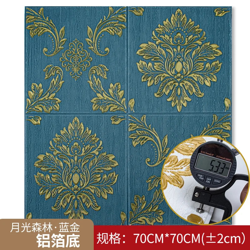 Dán Tường 3D Gạch Xốp Phòng Ngủ Có Keo Dính Chống Thấm