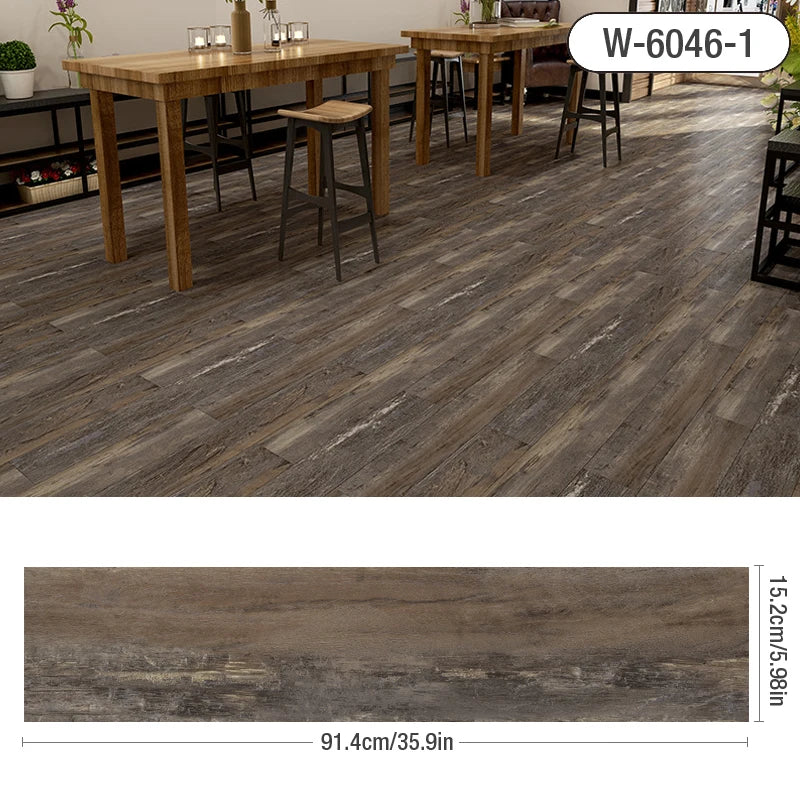 3D Dán Sàn Gỗ Vân Dày Tự Dính Chống Thấm Trang Trí Nhà